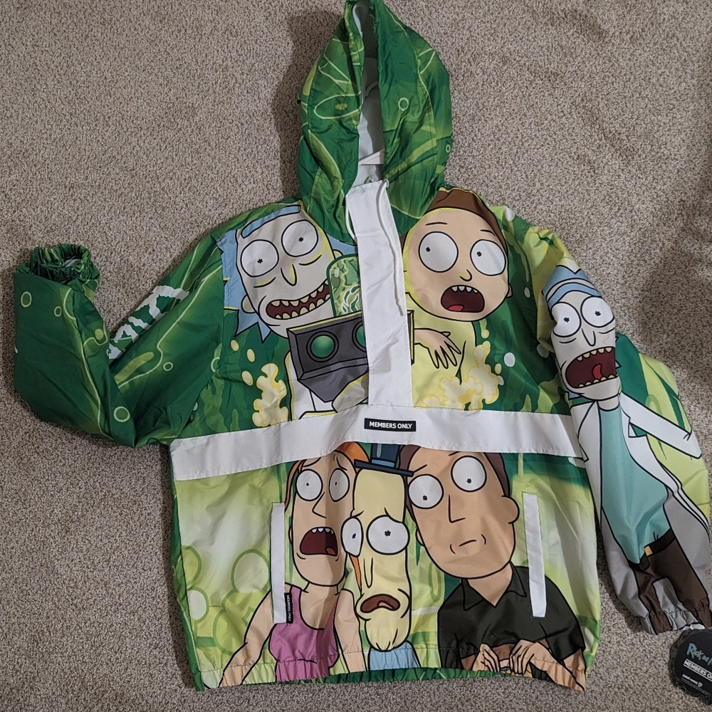 Ricky and Morty members only jacket